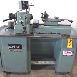 Feeler#SOM-510Series II, 230-3500 RPM, 9" sw, 5C coller closer, lot of tooling, 1987, #30350
