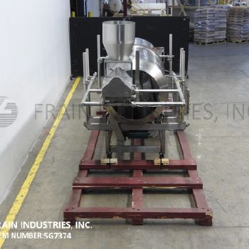 Spray Dynamic#SOFTFlight, Heat and Control, 38" diameter, Stainless Steel, continuous motion coating drum