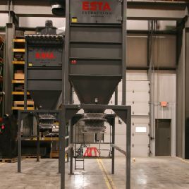 Esta Dustex#S-33, modular dust extractor,25 HP,13.98" inlet/15.75 oulet,2011,#13435