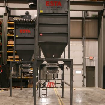 Esta Dustex#S-33, modular dust extractor,25 HP,13.98" inlet/15.75 oulet,2011,#13435