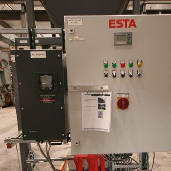 Esta Dustex#S-33, modular dust extractor,25 HP,13.98" inlet/15.75 oulet,2011,#13435