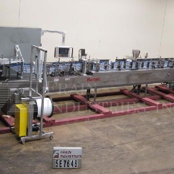 Bartelt#LM1017, automatic, horizontal form, fill & seal machine currently set for standup pouchs with zipper