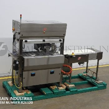 Savage/ WC Smith #521648, chocolate enrober, 16" wide x 48 long noephreme product in feed conveyor, PLC touch screen controls
