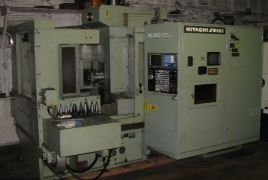 Hitachi-Seiki # HC400, 20 "X, 18 Y, 18 Z, Fanuc 15M, 30 ATC, 6000 об / мин, конусность, конвейер, 90