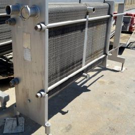 2500 sq.ft.,GEAAhlborn GMBH Veritherm #VT40-LOCIN, 87 psi @ 212°F,spacers,expandable frame,1995,#47533