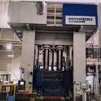 3600 Ton,Dieffenbacher#DC-U-3600T, straight side hydraulic press