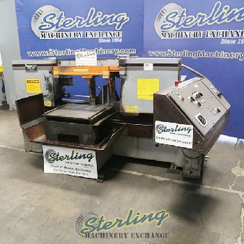 20" x 10Hem#H130HM, horizontal pivot head semi auto band saw, 1.5 x 17’ x.5 blade, hydraulic vise, #A5851