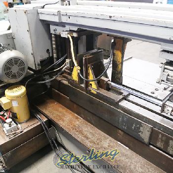 20" x 10Hem#H130HM, horizontal pivot head semi auto band saw, 1.5 x 17’ x.5 blade, hydraulic vise, #A5851