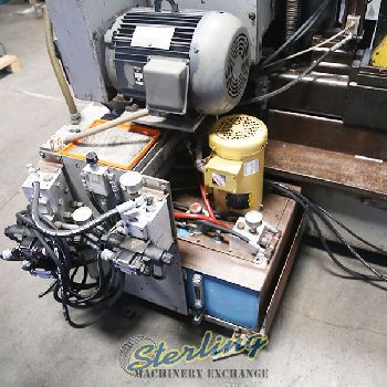 20" x 10Hem#H130HM, horizontal pivot head semi auto band saw, 1.5 x 17’ x.5 blade, hydraulic vise, #A5851