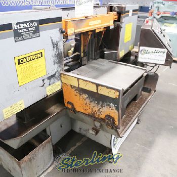 20" x 10Hem#H130HM, horizontal pivot head semi auto band saw, 1.5 x 17’ x.5 blade, hydraulic vise, #A5851