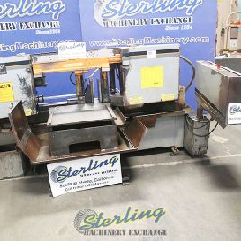 20" x 10Hem#H130HM, horizontal pivot head semi auto band saw, 1.5 x 17’ x.5 blade, hydraulic vise, #A5851