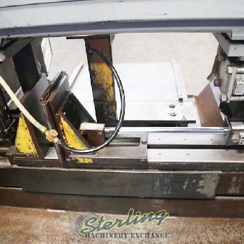 20" x 10Hem#H130HM, horizontal pivot head semi auto band saw, 1.5 x 17’ x.5 blade, hydraulic vise, #A5851