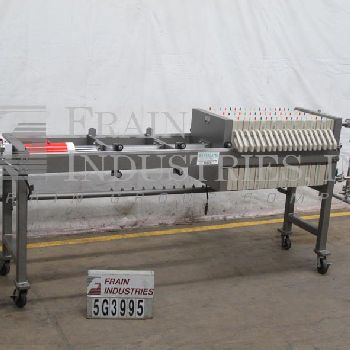 24"Lanco/ Parkson #4-4/8MF2913, plate & frame filter press, (19) 24 x 24 x 2 polypropylene plates