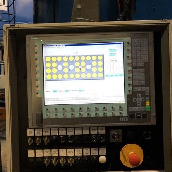 1500 Ton,Dieffenbacher#DSF-1500, drawing, 31.5" stroke, 76 DL, 79 x 47 bed, Simatic panel, (2) Available