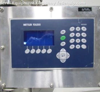 Applied Containment Eng’ g., Stainless Steel Isolator,57" W x 19 D x 32 H chamber,single side,3-glove ports,scale,9.5 pass thru,#48290