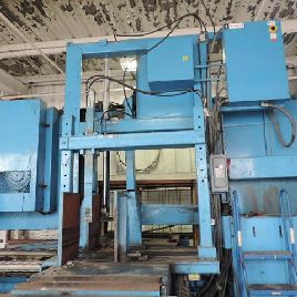 40 "x 40W.F. Wells # S-40-3, cuchilla 29 'X 2 X .063, 60-500 SFPM, tornillo de banco, 2002, # 4512