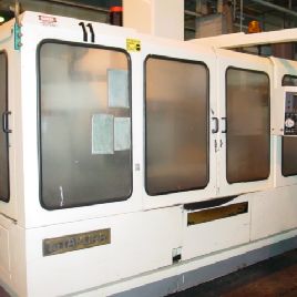 Kitamura#MYCENTER-5, 30 ATC, 44" X,22 Y,22 Z, 4k RPM, Fanuc OM, rigid tap,’91,#148481