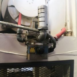 100 Ton,Aida#PP-XGO-100SU(I), 6.6" str,2.9 adj., hydraulic punch press, one shot lube, #A5325