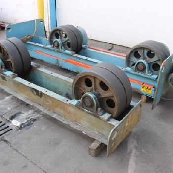 15 Ton,Unique#TIR30, rubber wheel tank turning rolls,30000 lb.,2 HP,2000,#70841