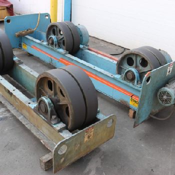 15 Ton,Unique#TIR30, rubber wheel tank turning rolls,30000 lb.,2 HP,2000,#70841