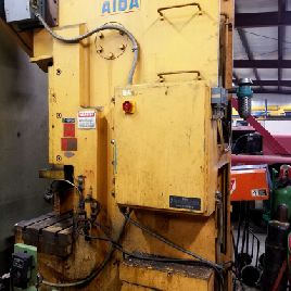 75 Ton,Aida#PP-XGC-75SU,punch press,6.3" str.,12.60 SH,37 x 20 bed,2-3/4 str. adj.
