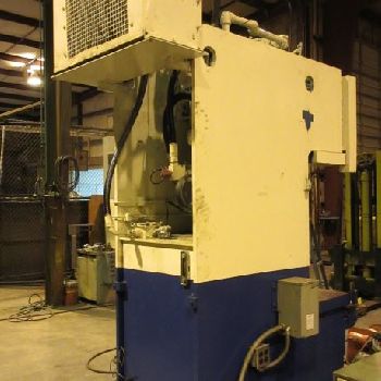 35 Ton,Savage#CF35, 24" stroke,18 x 32 bed,30 HP 220/440 V.,new pump,very good, 1999