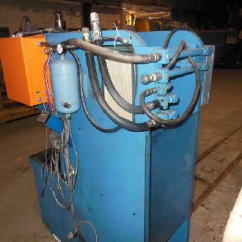 25 Ton,Neff, C-frame down acting hydraulic press, 6" str, 12 DL, 8 thr, open back frame, 1993, #7255