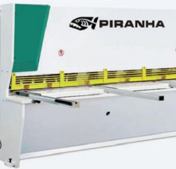 1/4" x 13’Piranha, hyd shear,39 BG,Delem DAC 360 control,3-front sheet supports,new