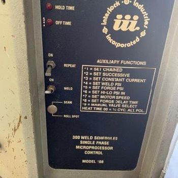 20 KVAAcme#1-24-20, 24" throat, Intertron 108 control,timer,elec foot switch,#5350