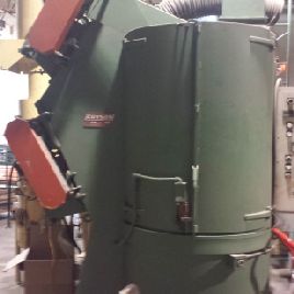 40"Guyson, table blast, dust collector, (2) 10 HP blast wheels, excellent