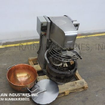 Savage Brothers#FIRE-MIXER, Natural gas fired, copper kettle cooker & mixer, manual tilting handle, single action