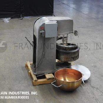 Savage Brothers#FIRE-MIXER, Natural gas fired, copper kettle cooker & mixer, manual tilting handle, single action