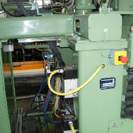 Peddinghaus # ABCM-1250/3, taladro / viga / cofia, oxicombustible, sistema de medición de alimentación de rodillos