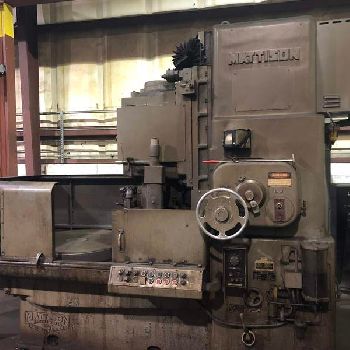 Mattison#24, rotary surface grinder,42" magnetic chuck,24 under wheel,75 HP,#71445