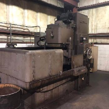 Mattison#24, rotary surface grinder,42" magnetic chuck,24 under wheel,75 HP,#71445