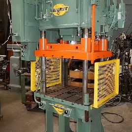 20 Ton,GreenleeBros hydraulic press, 18" stroke, 23 SH, 24 x 34-1/2 table, 5 HP