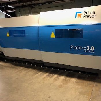 Prima#PLATINO-1530, 4000 watt fiber laser,5’ x10’,pallet shuttle,P30L CNC,2017,#30083