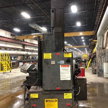 20" x 44Hem#WF140HM-DC, dual post,canted head,10 HP,laser light,VVP,2 blade,2002