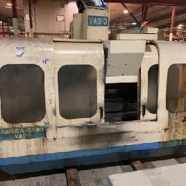 Amera-Seiki#VAS-3, VMC,40" X,20 Y,25 Z,7500 RPM,CT40,Fanuc,S/N 9800061,#83923
