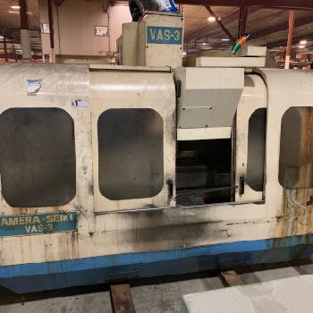 Amera-Seiki#VAS-3, VMC,40" X,20 Y,25 Z,7500 RPM,CT40,Fanuc,S/N 9800061,#83923