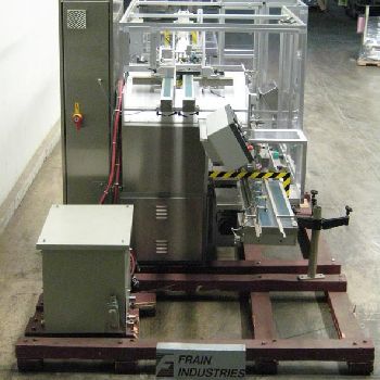 Multipack#FRB500, automatic, intermittent motion, horizontal, hot melt glue trayer / cartoner, 20-50 cartons/minute