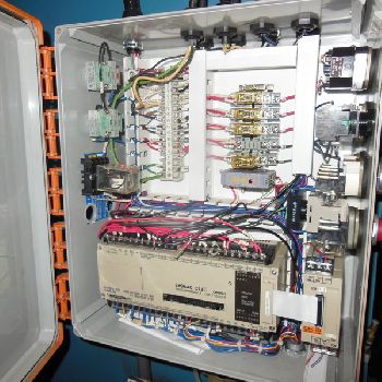 25 Ton,Neff, C-frame down acting hydraulic press, 6" str, 12 DL, 8 thr, open back frame, 1994, #7228