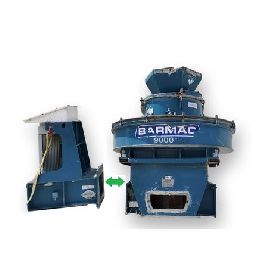 Svedala Barmac#8000, Rock-on-Rock VSI crusher, 250 HP, #17051