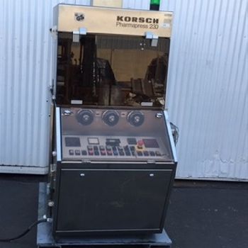 Korsch#PH230, tablet press, 14 station D-tooled, #2956-2