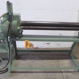4’ x 16 ga.Pexto#418E, power, 3" diameter rolls, initial, stand, 26 RPM, 2 HP, 1954, #30466