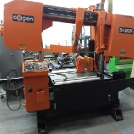 20" x 27-1/2Cosen#SH-2028, semi-auto.,dual column,1-1/2 x 17’10 x 0.050 blade,7-1/2 HP