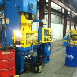 88 Ton,Aida#NC1-80(2), 6.39" str,12.59 die hght, 40-75 SPM, 3.14 adj, 10 HP,’88,#9985