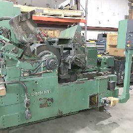 CincinnatiNo. 340-20, Twin Grip,PLC control,6" diameter,20 W wheel,thru-feed,rebuilt & retro’03