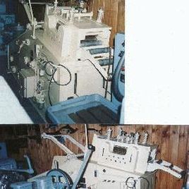 Aida#LM3032, 12" x .120, combination coil cradle & straightener, 1980’s