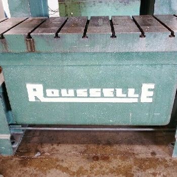 60 Ton,Rousselle#6-B-48, OBI press, 3" stroke, air clutch, 50 SPM, s/n 13925 60
